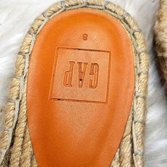 Gap espadrille criss cross sandals  true black 8 - Picture 4 of 8